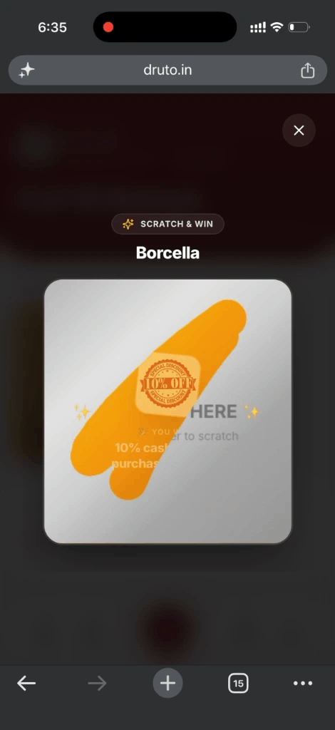 A little surprise on every scan